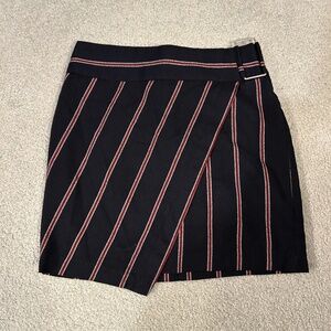 Dynamite Size Small Mini Skirt Navy with Red/White Stripes